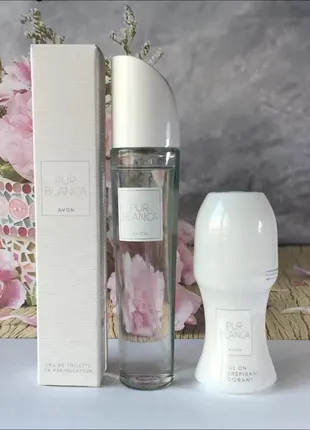 Парфумно-косметичний набір avon «pur blanca для неї»