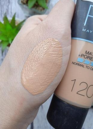 Тональный крем maybelline new york fit me matte poreless foundation тон 1202 фото