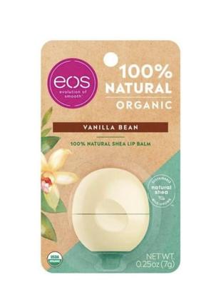 Бальзам для губ "ваниль" eos smooth sphere lip balm vanilla bean, 7г