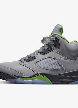 Кроссовки nike air jordan 5 retro green bean force &gt; 42р по 44.5р &lt; оригинал! акция!