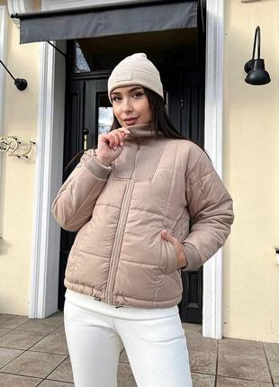 Женская куртка короткая демисезонная2 фото