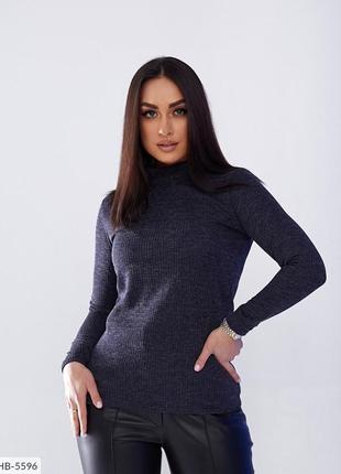 Базовий гольф ангора софт синій 48-54