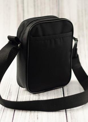 Сумка nike черного цвета / мужская спортивная сумка через плечо найк / барсетка найк4 фото