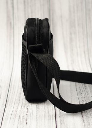 Сумка nike черного цвета / мужская спортивная сумка через плечо найк / барсетка найк3 фото