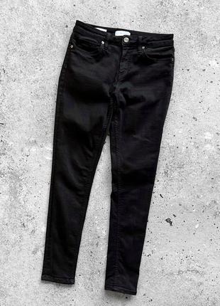 Reiss women’s stevie black denim jeans джинси