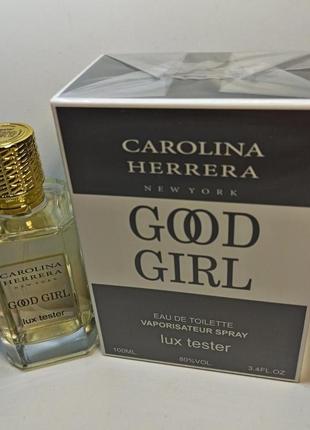 Туалетная вода carolina herrera good girl (парфюм каролина эррера гуд герл)  духи черная туфелька 100 мл