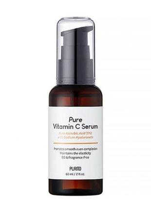 Сыворотка с витамином c  purito pure vitamin с serum 60 мл