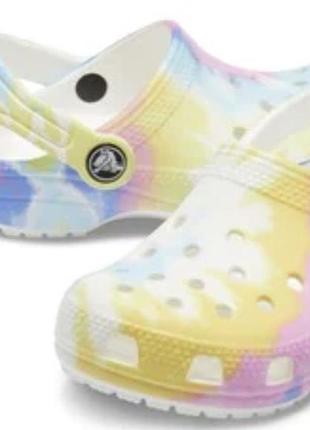 Crocs clog tie dye