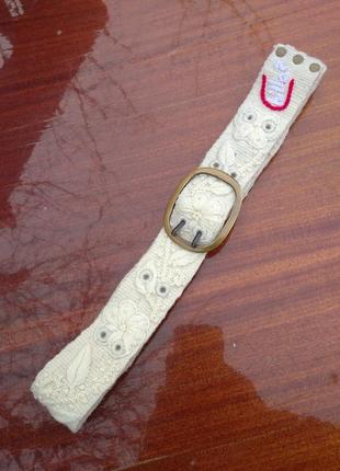 Ремень chillaz мз натуральной шерсти. перу. 100см. состояние нового.