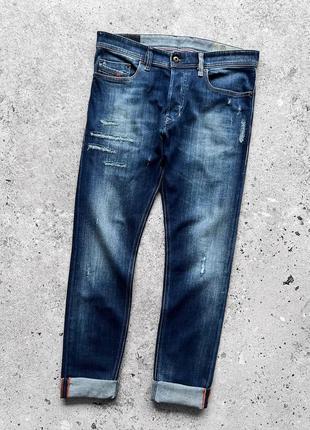 Diesel tepphar men’s slim-carrot denim jeans rrp - $190 джинси3 фото