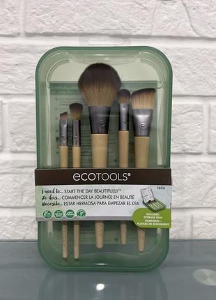 Ecotools start the day beautifully набір щіточок для макіяжу (для чудового вигляду) ecotools start the day beautifully набір щіточок для макіяжу1 фото