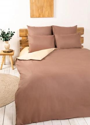 Комплект постельного белья теп "384 - cinnamon plain" (двуспальный)