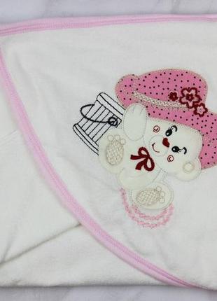 Полотенце для купания с уголком для младенцев ружье хлопковое для ребенка для девочки и мальчика