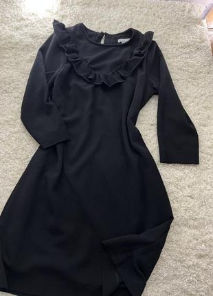 Платье черное (для беременных)2 фото