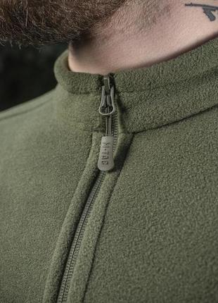 M-tac кофта nord fleece polartec army olive m-tac кофта олива військова кофта армійська