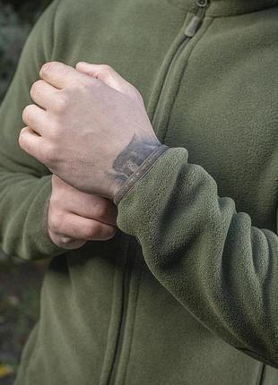 M-tac кофта nord fleece polartec army olive m-tac кофта олива військова кофта армійська