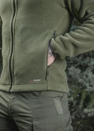 M-tac кофта nord fleece polartec army olive m-tac кофта олива військова кофта армійська