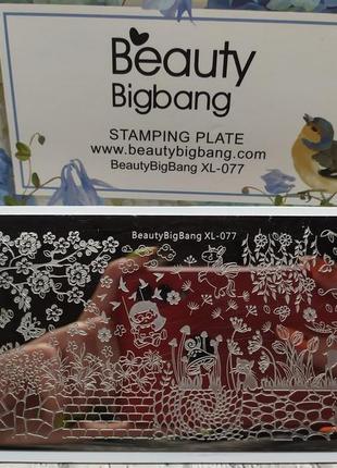 Пластина для стемпінгу стемпінга дизайну нігтів манікюру стемпінг пластини штамп лак холдер стемпинг