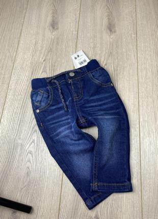 Нові джинси 6-9 міс1 фото