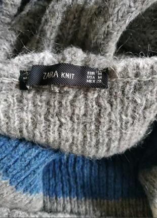 Вовняний светр zara knit
стан ідеальний. розмір 38 (м). склад зрізаний (вовна, мохер).5 фото