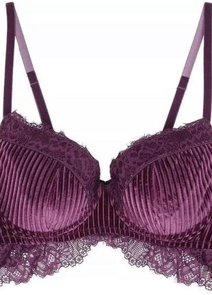 Сливовий бюстгальтер intimissimi irina 75b, 80c, 80d, 85b, 90b5 фото