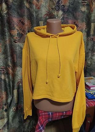 Коротка толстовка оверсайз, s, нюанс!
