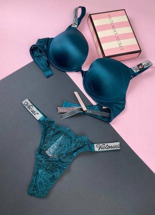 Комплект білизни victoria’s secret 34c + s