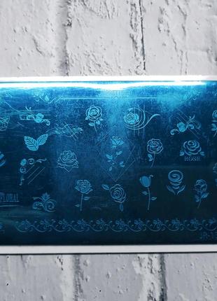 Пластина для стемпинга стемпинга дизайна ногтей маникюра стемпинг пластины штамп лак холдер стемпинг