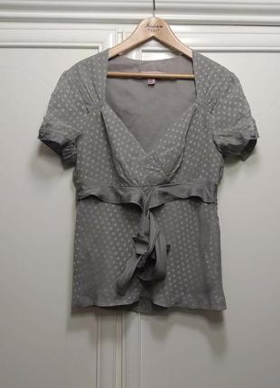 Блуза шовкова, шовк 💯, від ted baker