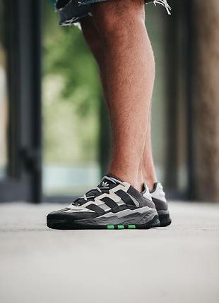 Мужские кроссовки adidas niteball gray#адидас