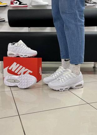 Мужские кроссовки nike air max 95 white#найк