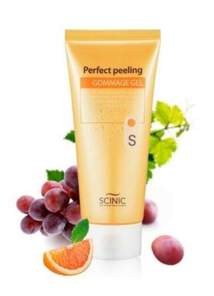 Фруктовый пилинг-скатка scinic perfect peeling gommage gel 120 мл