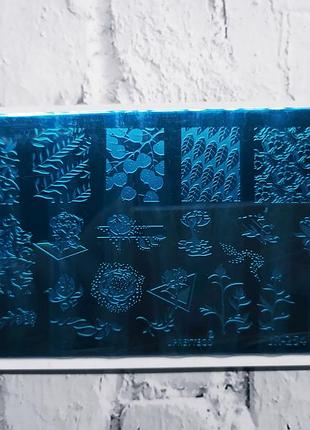 Пластина для стемпінгу стемпінга дизайну нігтів манікюру стемпінг пластини штамп лак холдер стемпинг