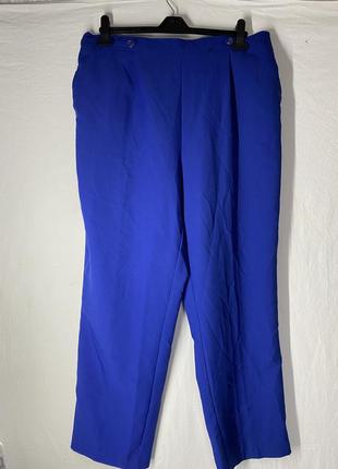 Красивые штаны синие 18 размера2 фото