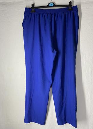 Красивые штаны синие 18 размера4 фото