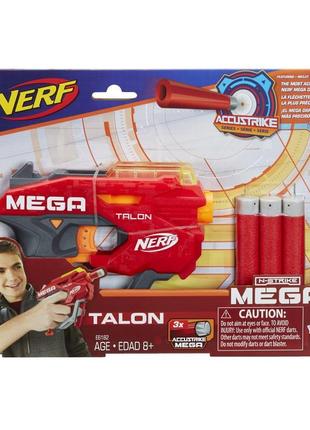 Бластер нерф мега талон nerf mega talon / бластер-пістолет nerf mega talon. зброя іграшкова бластер nerf mega1 фото