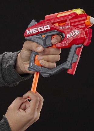 Бластер нерф мега талон nerf mega talon / бластер-пістолет nerf mega talon. зброя іграшкова бластер nerf mega3 фото