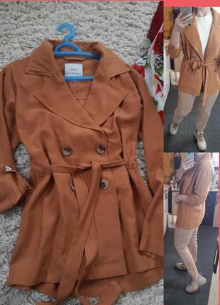 Легкий стильный жакет/ветровка/тренч под пояс ,ichi, p.36-38