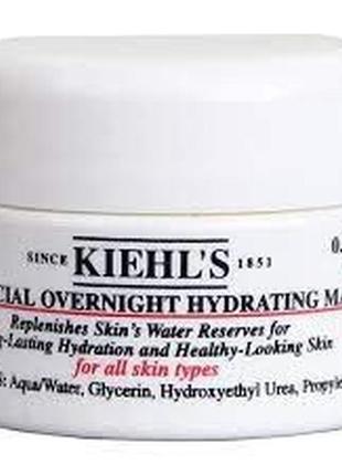 Нічна зволожувальна маска kiehl`s ultra facial overnight hydrating masque, 7 мл