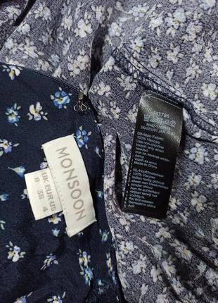 Плаття в квітковий принт cottage core coquette фіалки 5