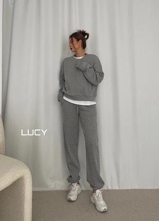 660 грн😎Серый женский спортивный костюм
