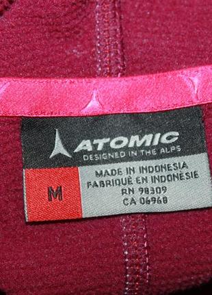Cпортивная кофта худи утепленная с капюшоном на молнии atomic 36-38р.2 фото
