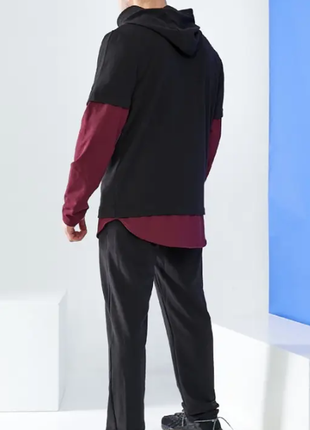 Мужской спортивный костюм двунитка, весна  2 цвета 44-46;48-50;52-54  sin927-2103-pве3 фото