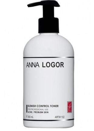 Очищающий тоник для проблемной кожи  anna logor blemish control toner 350 мл1 фото