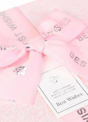 Подарочные коробки квадратные розовые с бантиком (комплект 3 шт), разм.l: 27*27*14.5 см