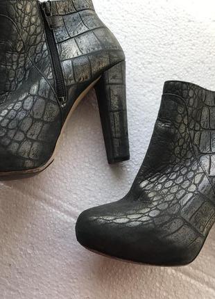 Ботинки кожа