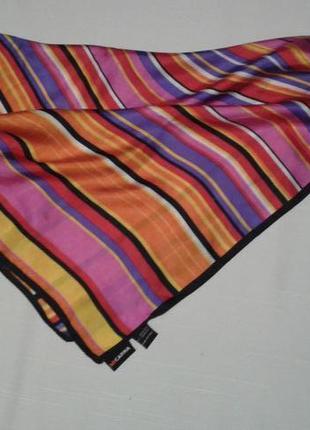 Платок шелковый carna италия яркий + 300 платков шарфов на странице2 фото