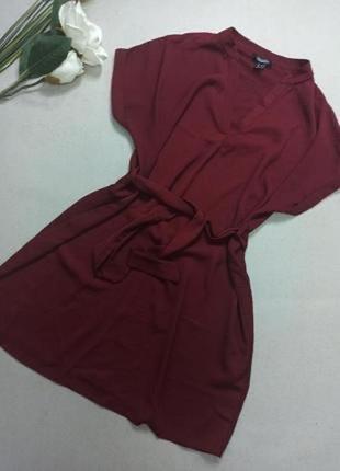 Красиве бордове плаття new look