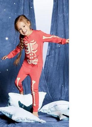 Брендовая коттоновая пижама слип человечек