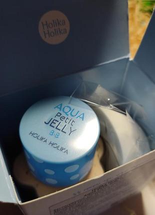Корейський тональний бб крем холіка holika aqua petit jelly bb cream. корейська косметика k-beauty купити6 фото